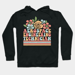 Aerospace Engineering Technician Eng Tech Aircraft Engineer Hoodie